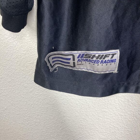 Shift Racing Motocross Jersey Mens Large Black Blue Recon Vented Long Sleeve - Picture 5 of 16